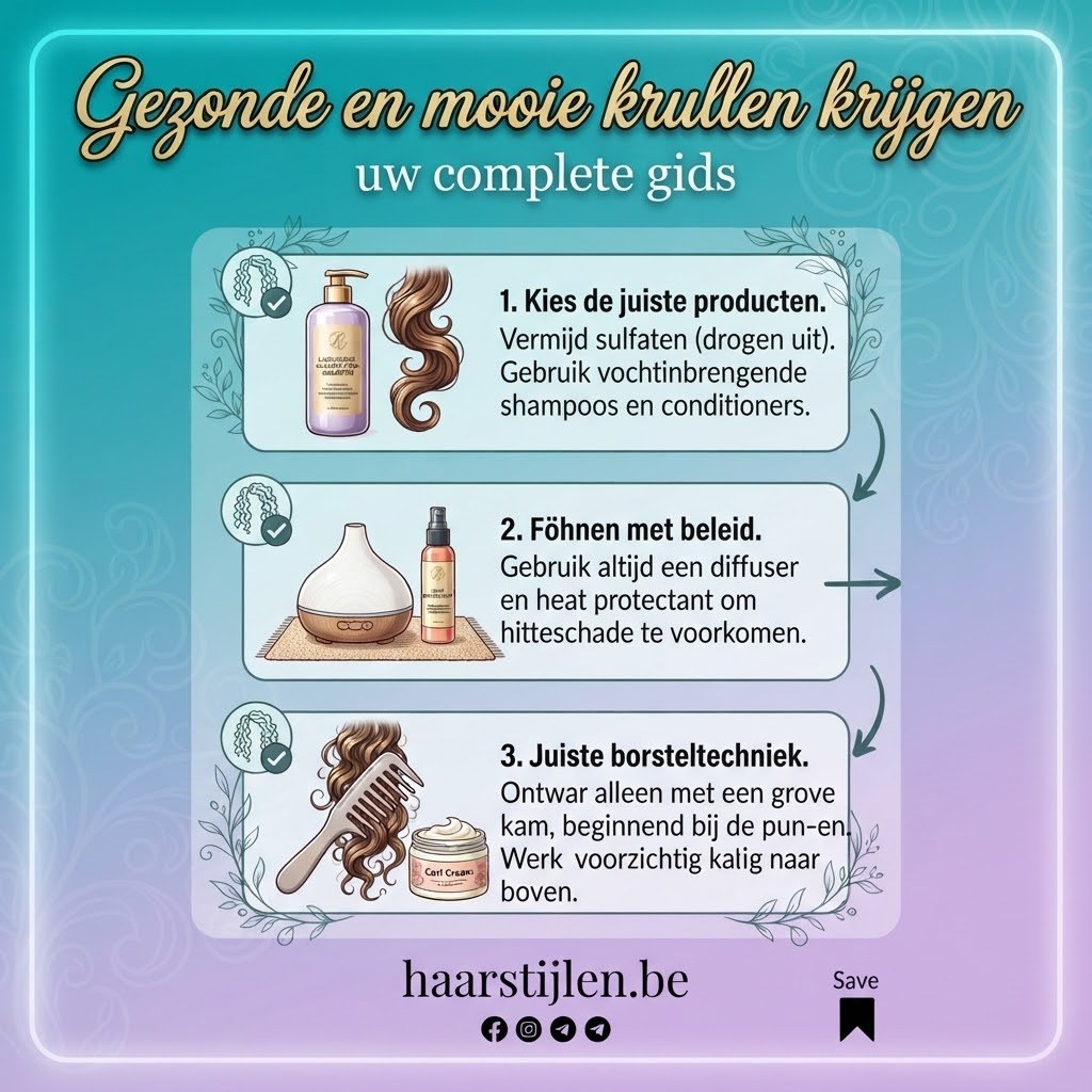 Gezonde en mooie krullen krijgen