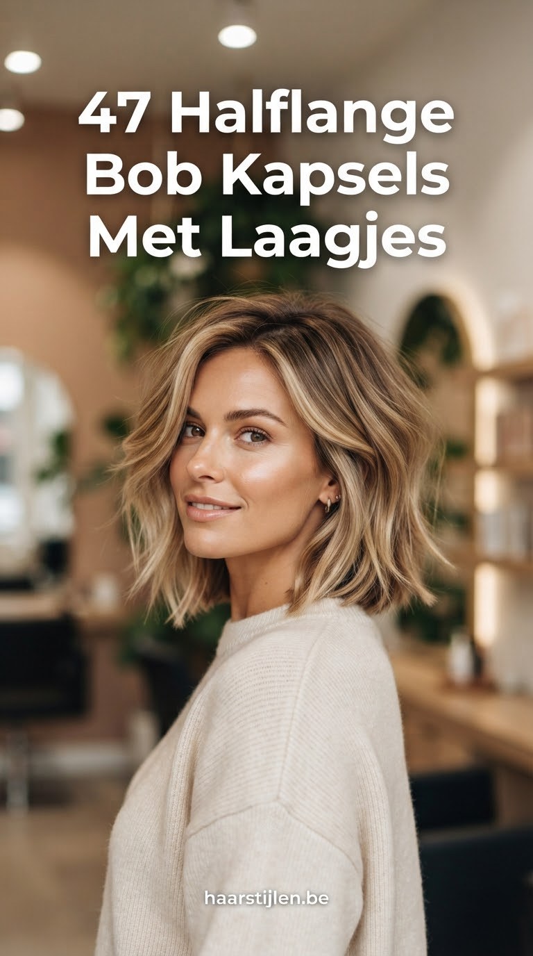 47 Halflange Bob Kapsels Met Laagjes
