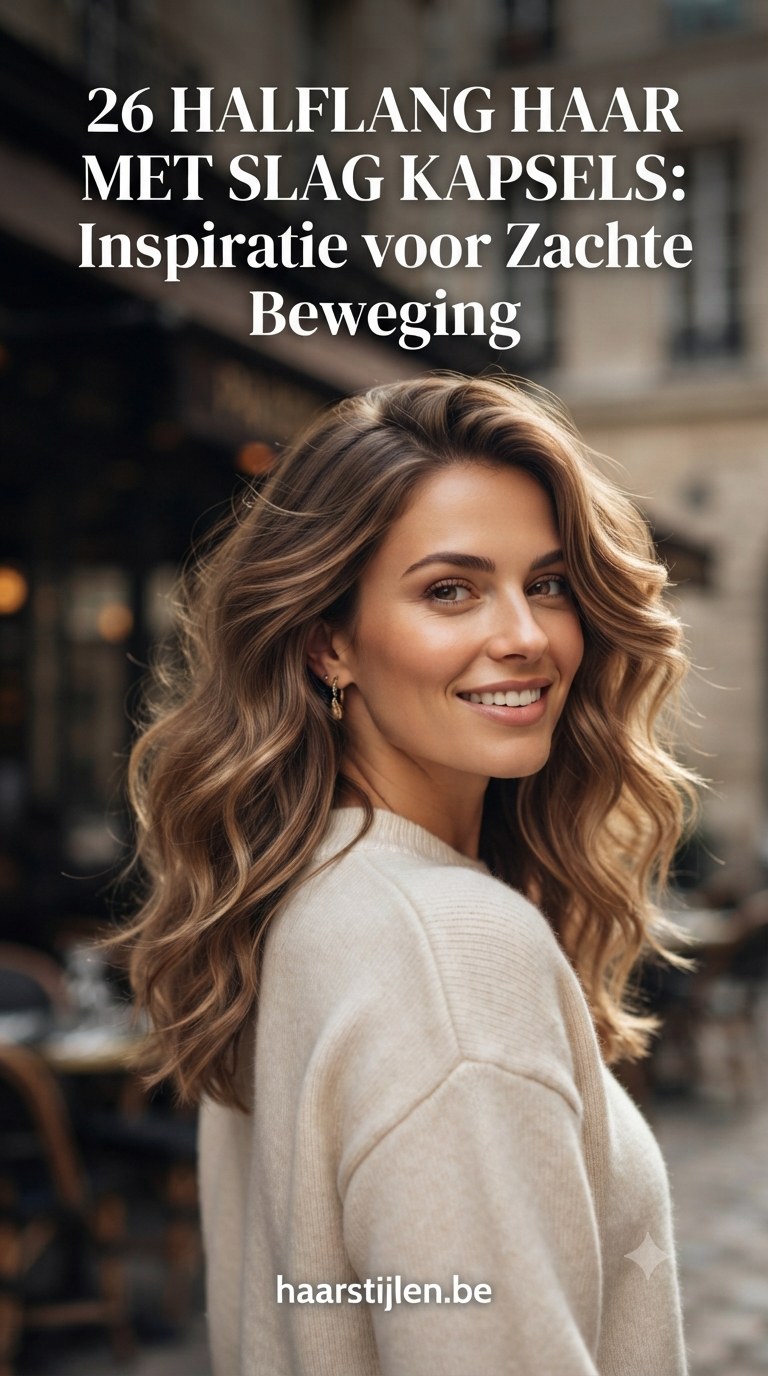 26 Halflang Haar met Slag Kapsels: Inspiratie voor Zachte Beweging, Volume en Stijl