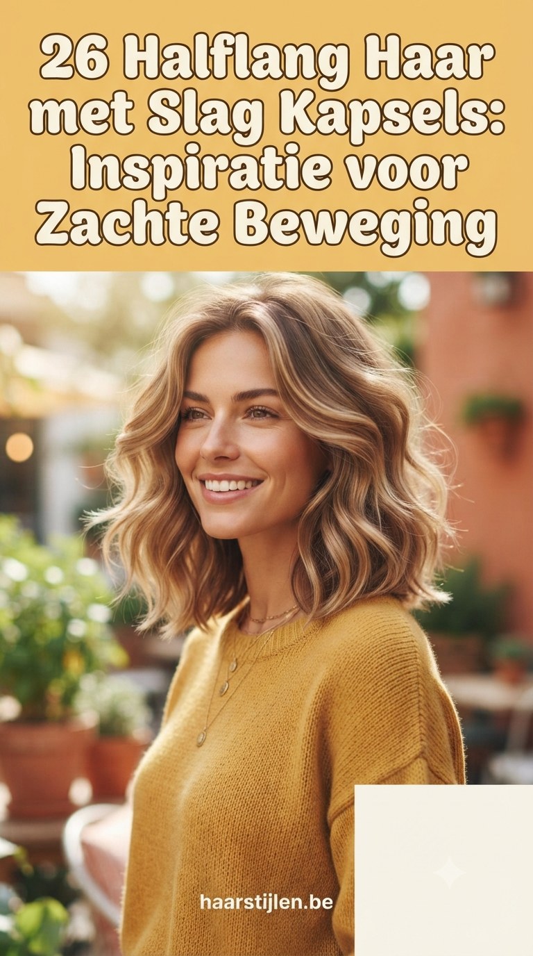 26 Halflang Haar met Slag Kapsels: Inspiratie voor Zachte Beweging, Volume en Stijl