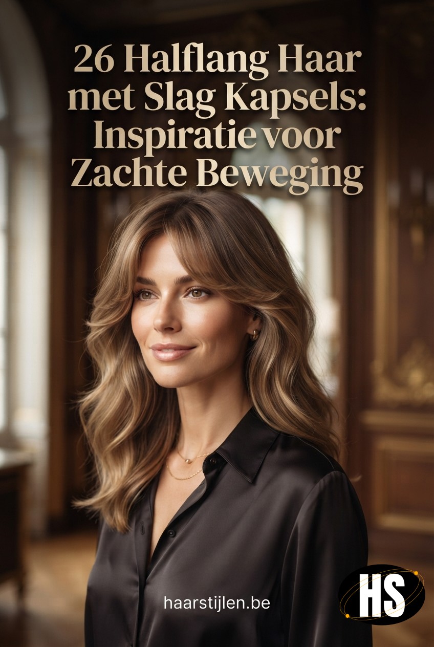 26 Halflang Haar met Slag Kapsels: Inspiratie voor Zachte Beweging, Volume en Stijl