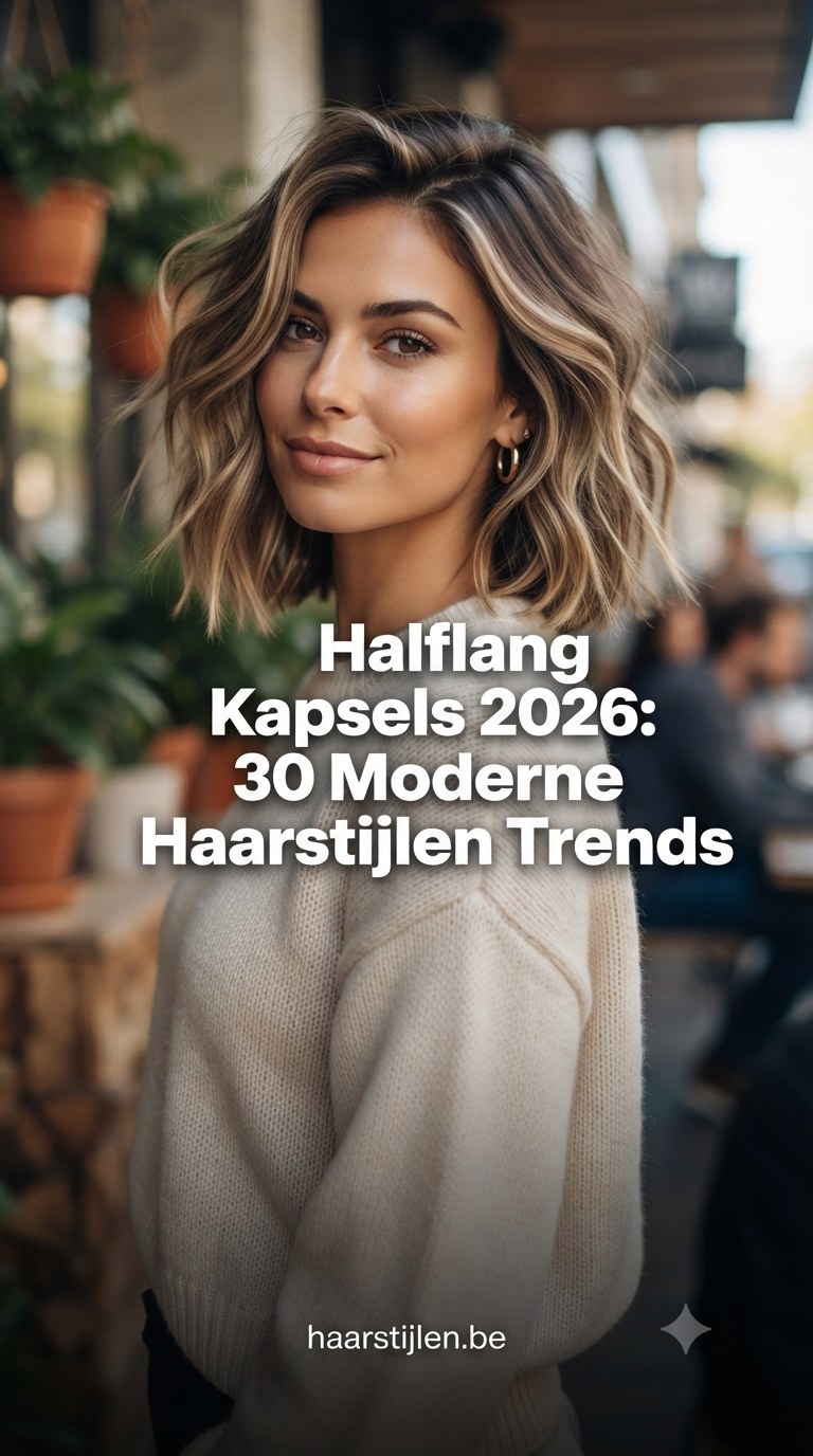 Halflang Kapsels 2026: 30 Moderne Haarstijlen Trends