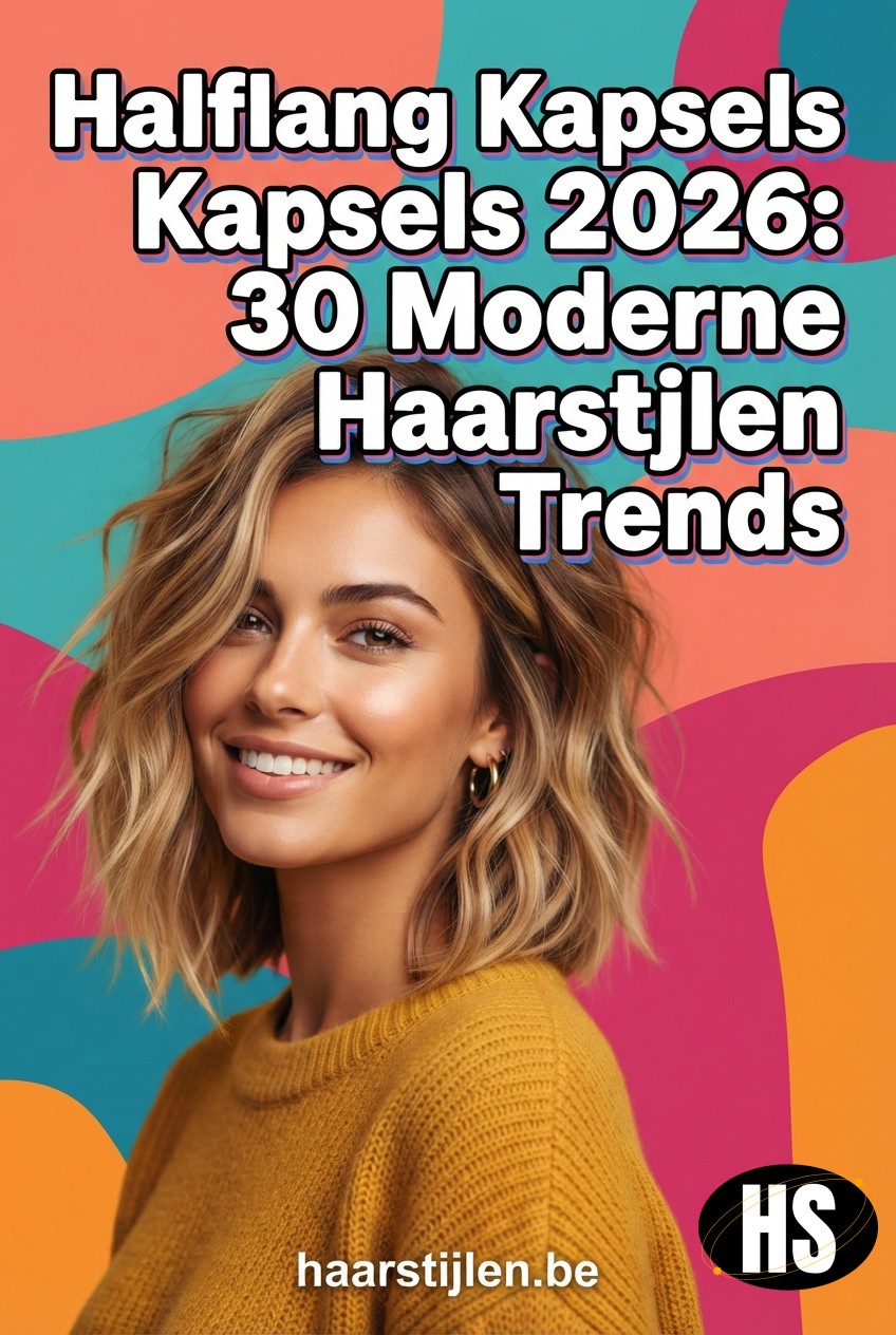 Halflang Kapsels 2026: 30 Moderne Haarstijlen Trends