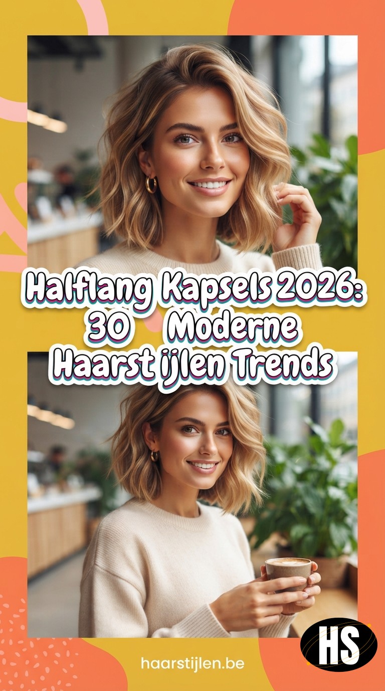 Halflang Kapsels 2026: 30 Moderne Haarstijlen Trends