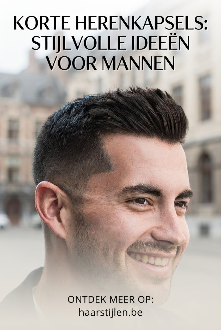 Korte Herenkapsels: Stijlvolle Ideeën voor Mannen
