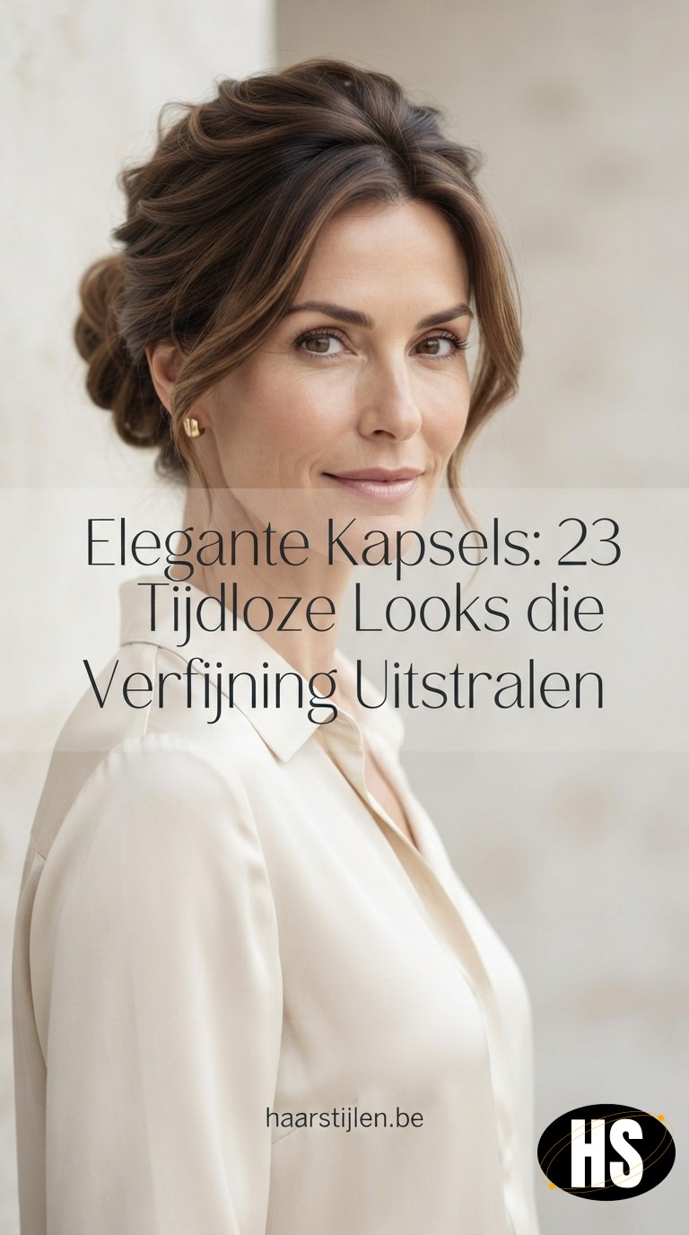 Elegante Kapsels: 23 Tijdloze Looks die Verfijning Uitstralen