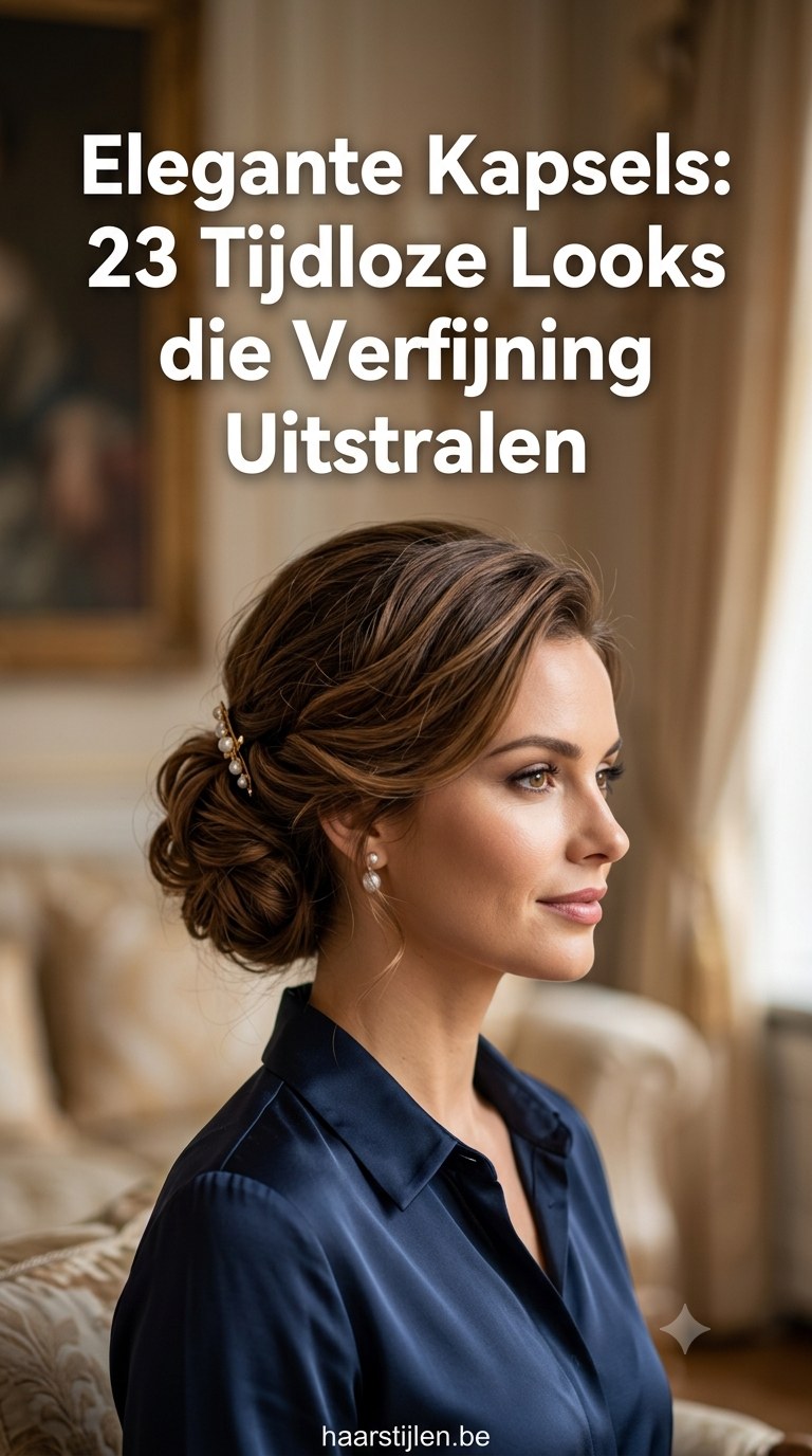 Elegante Kapsels: 23 Tijdloze Looks die Verfijning Uitstralen