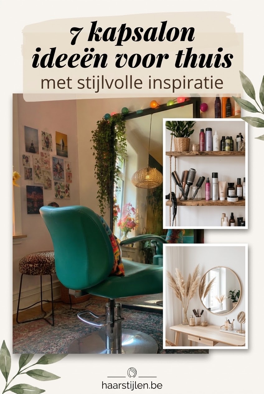 7 kapsalon ideeën voor thuis met stijlvolle inspiratie
