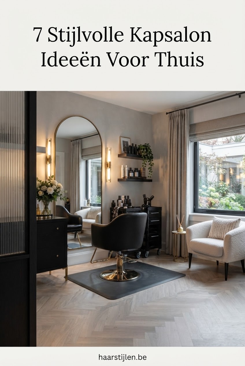 7 Stijlvolle Kapsalon Ideeën Voor Thuis