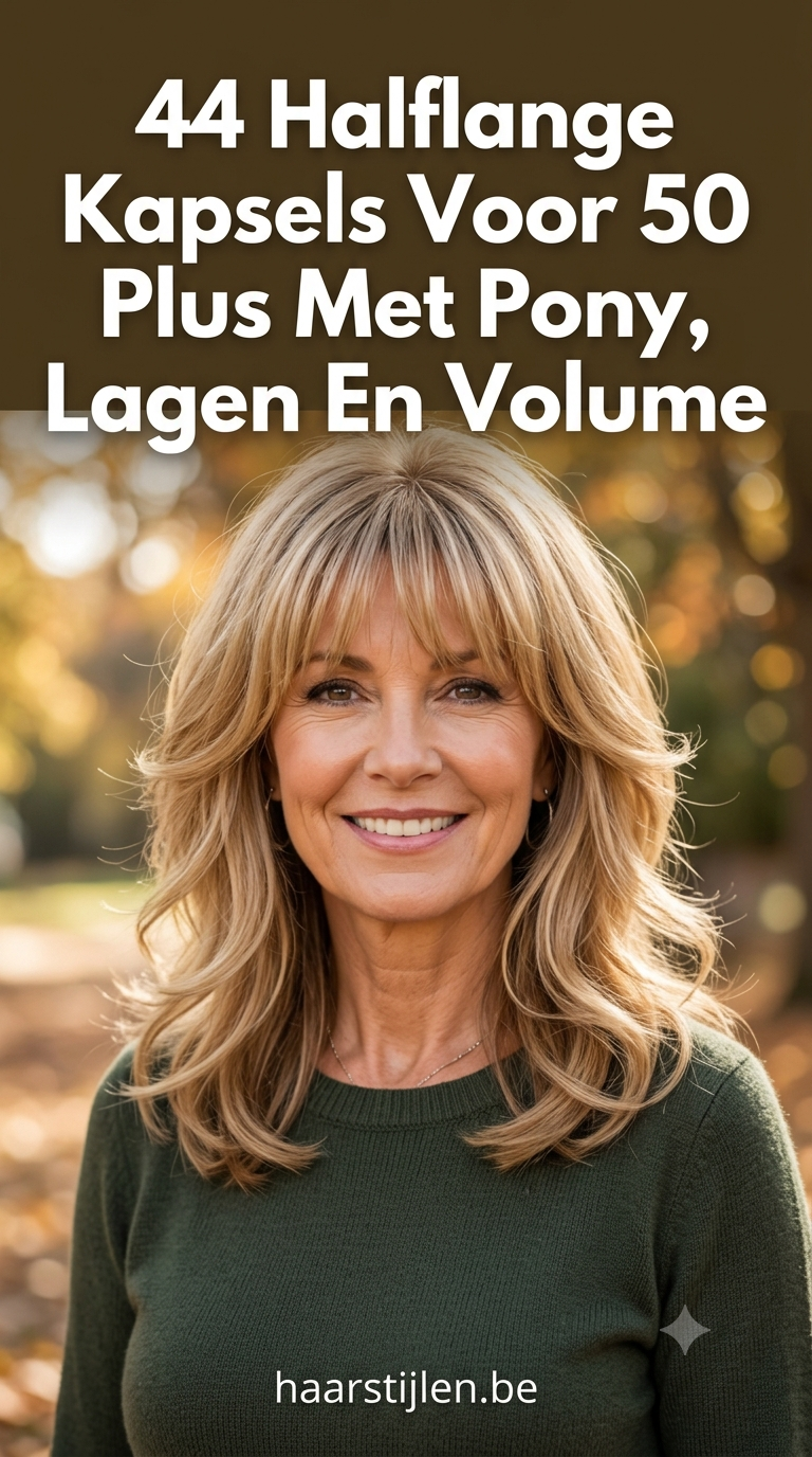 44 Halflange Kapsels Voor 50 Plus Met Pony, Lagen En Volume