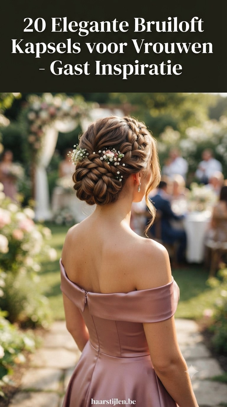20 Elegante Bruiloft Kapsels voor Vrouwen - Gast Inspiratie