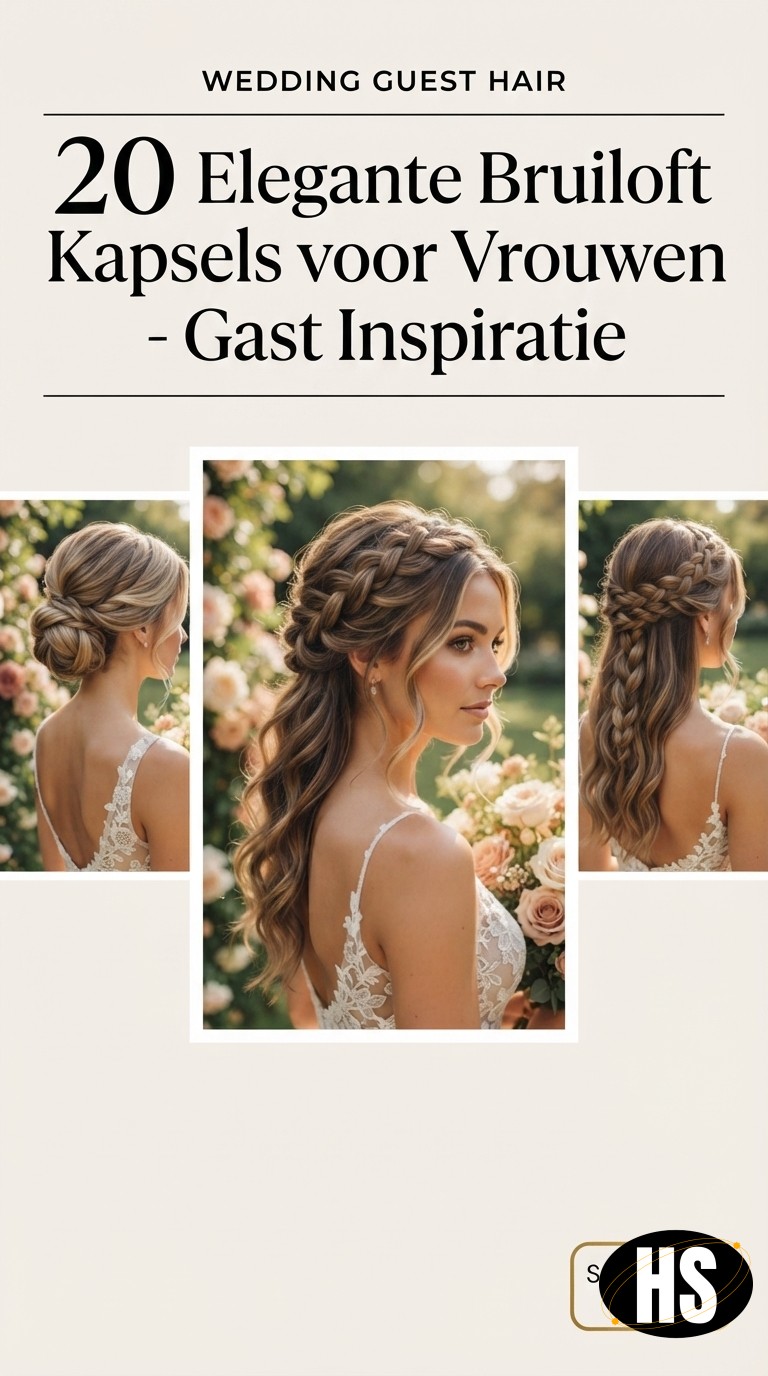 20 Elegante Bruiloft Kapsels voor Vrouwen - Gast Inspiratie