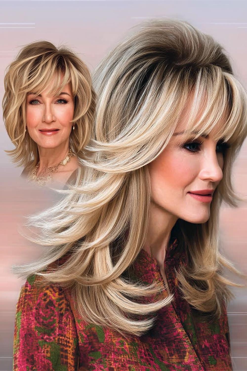 Halflang fijn haar styling