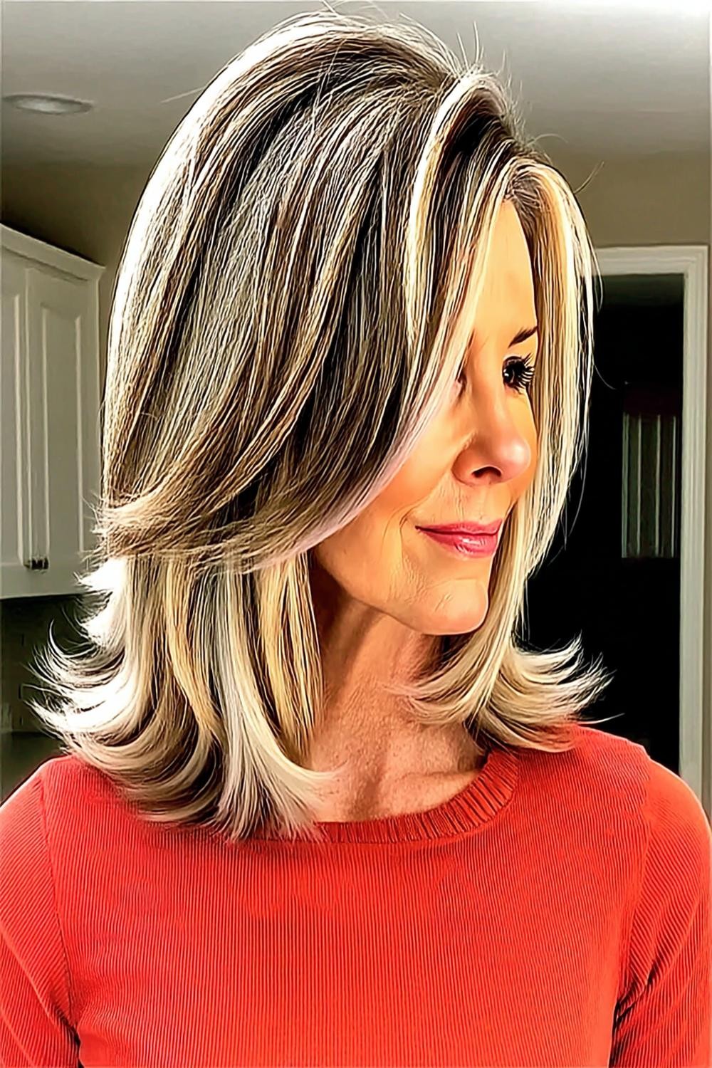 Moderne pony met laagjes