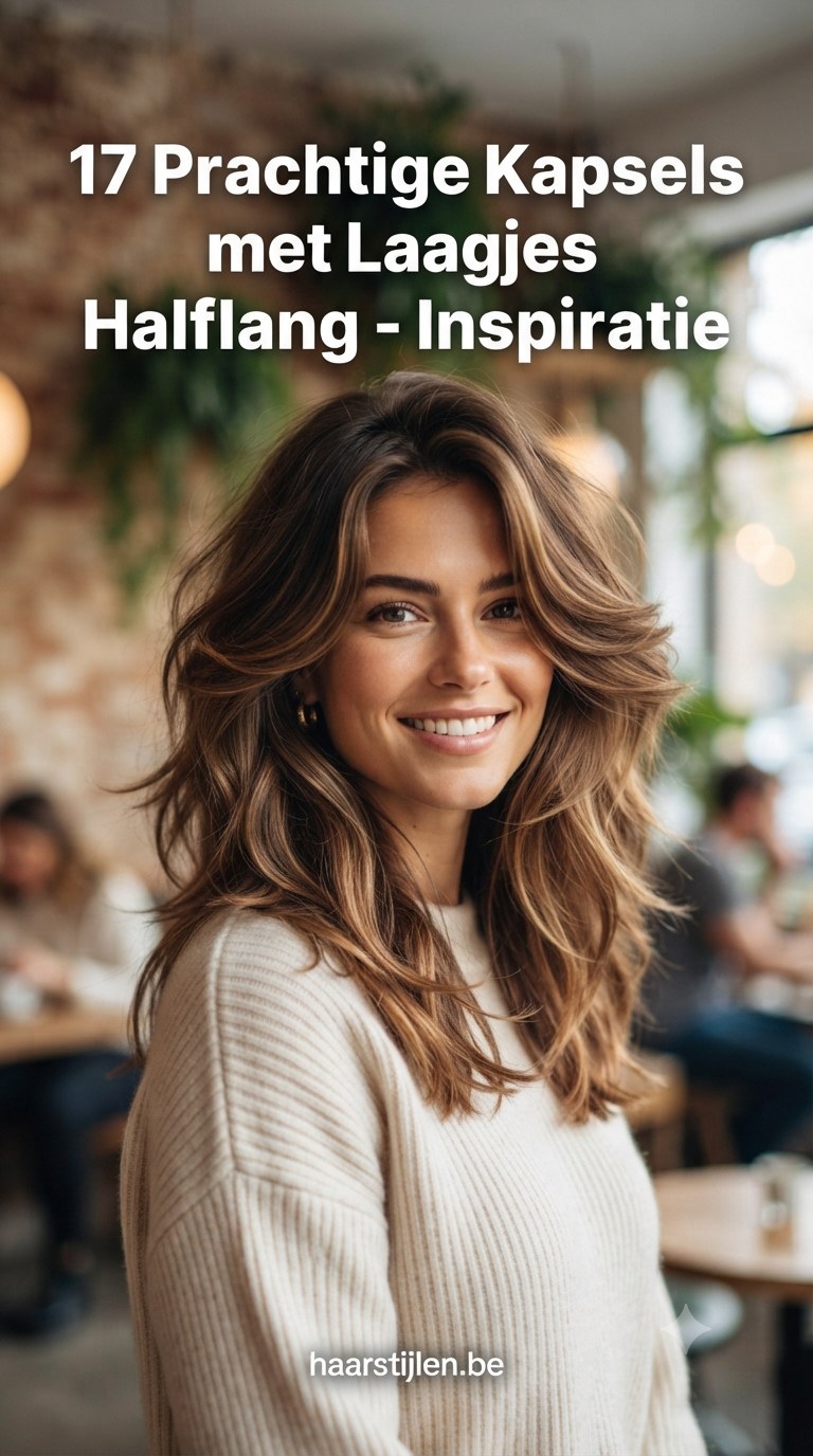 17 Prachtige Kapsels met Laagjes Halflang - Inspiratie