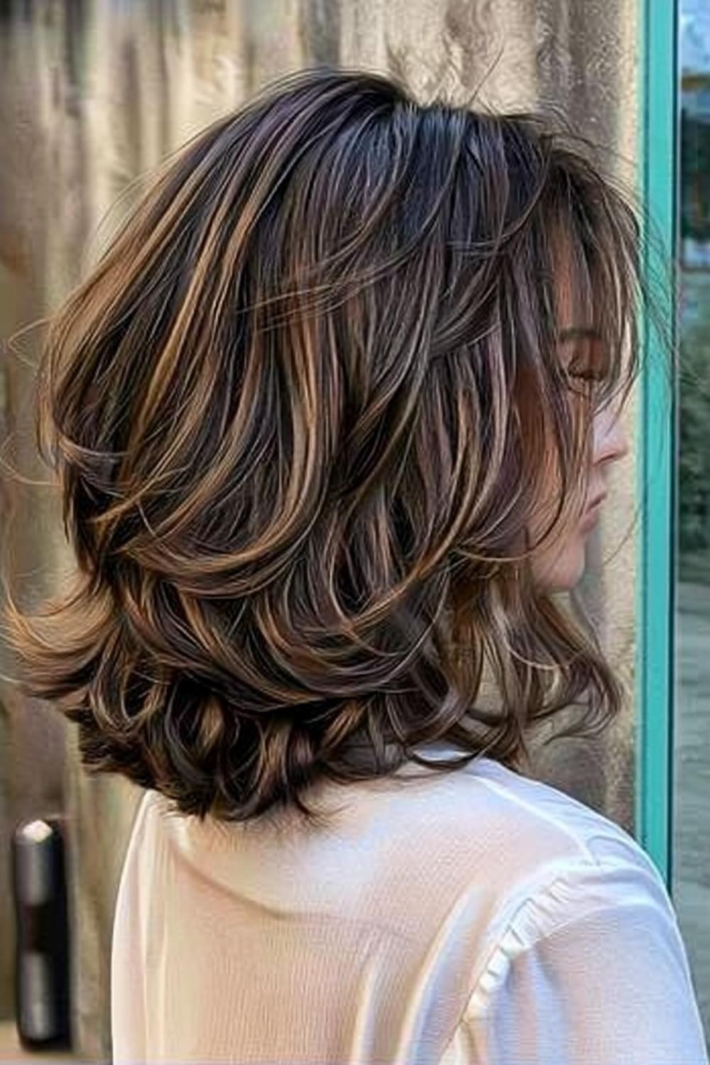 Volumineuze Bruine Krullen