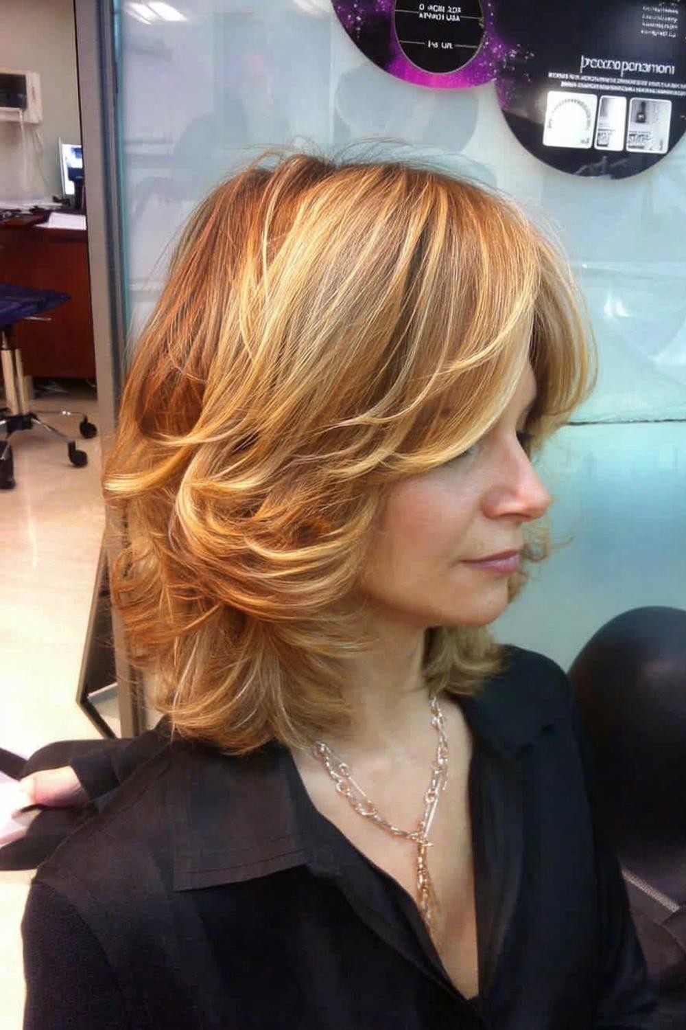 Gelaagde Blonde Bob
