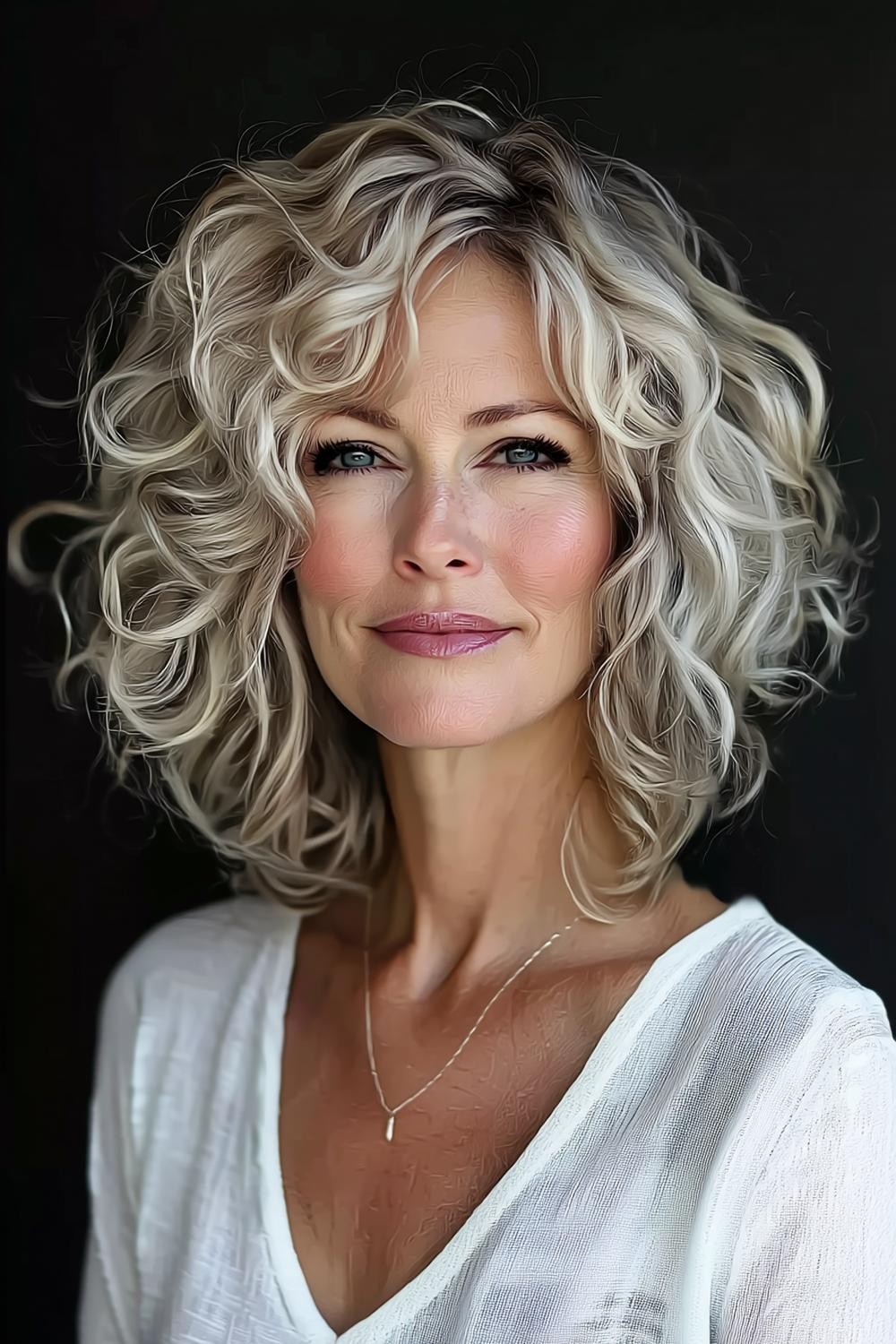 Platina Blonde Krullen