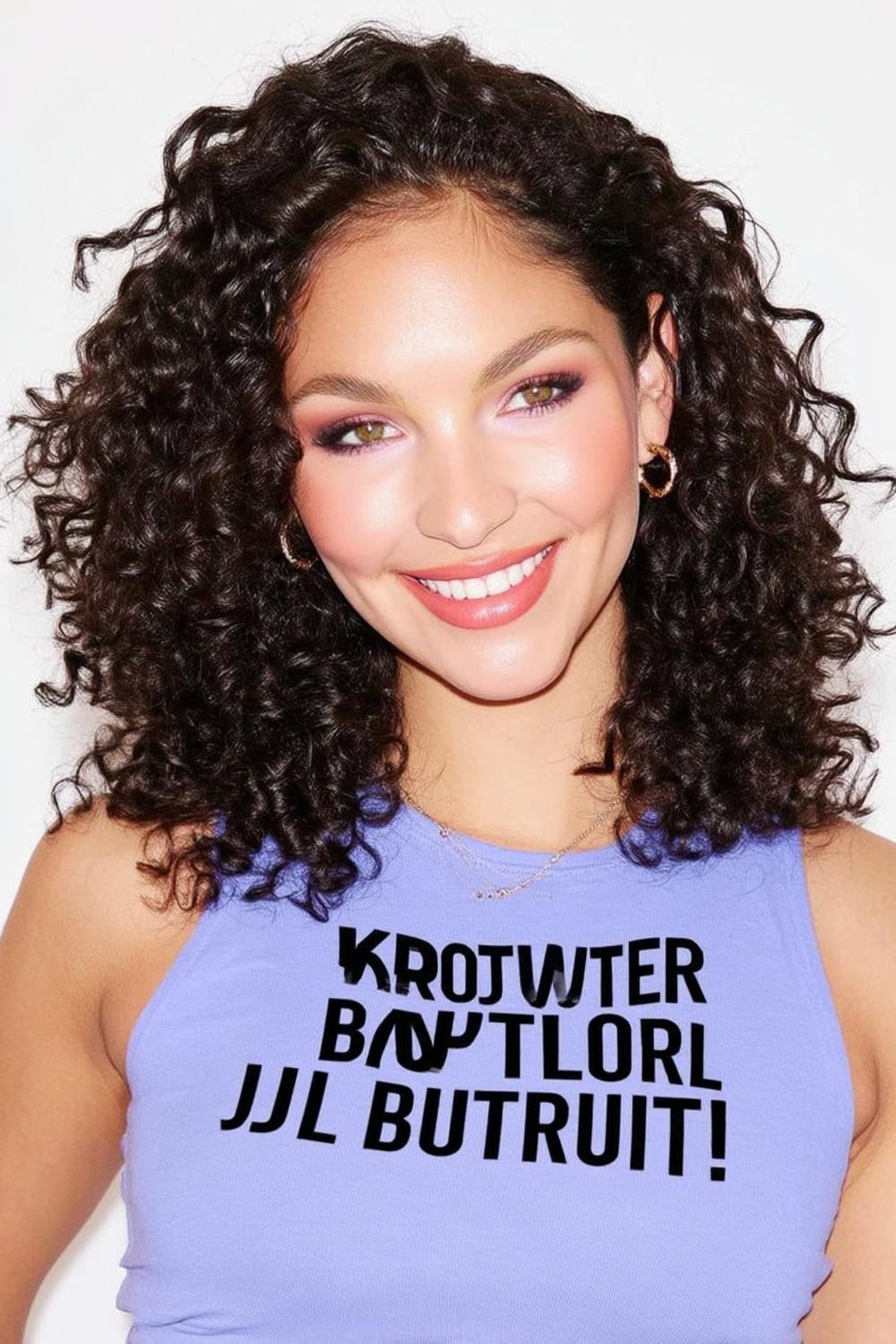 Krullende lob met volume