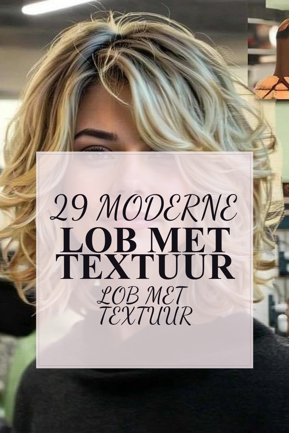 Moderne lob met textuur