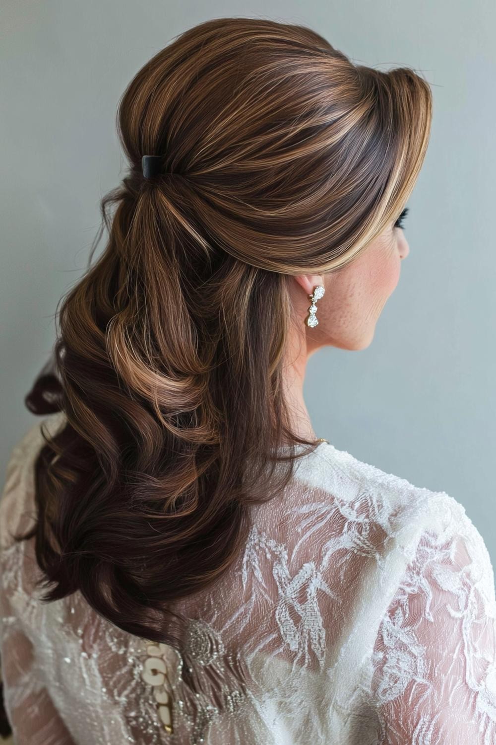 Elegante Half-up Coiffure