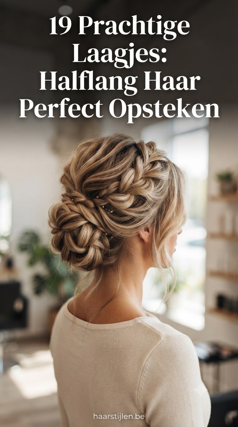 19 Prachtige Laagjes: Halflang Haar Perfect Opsteken