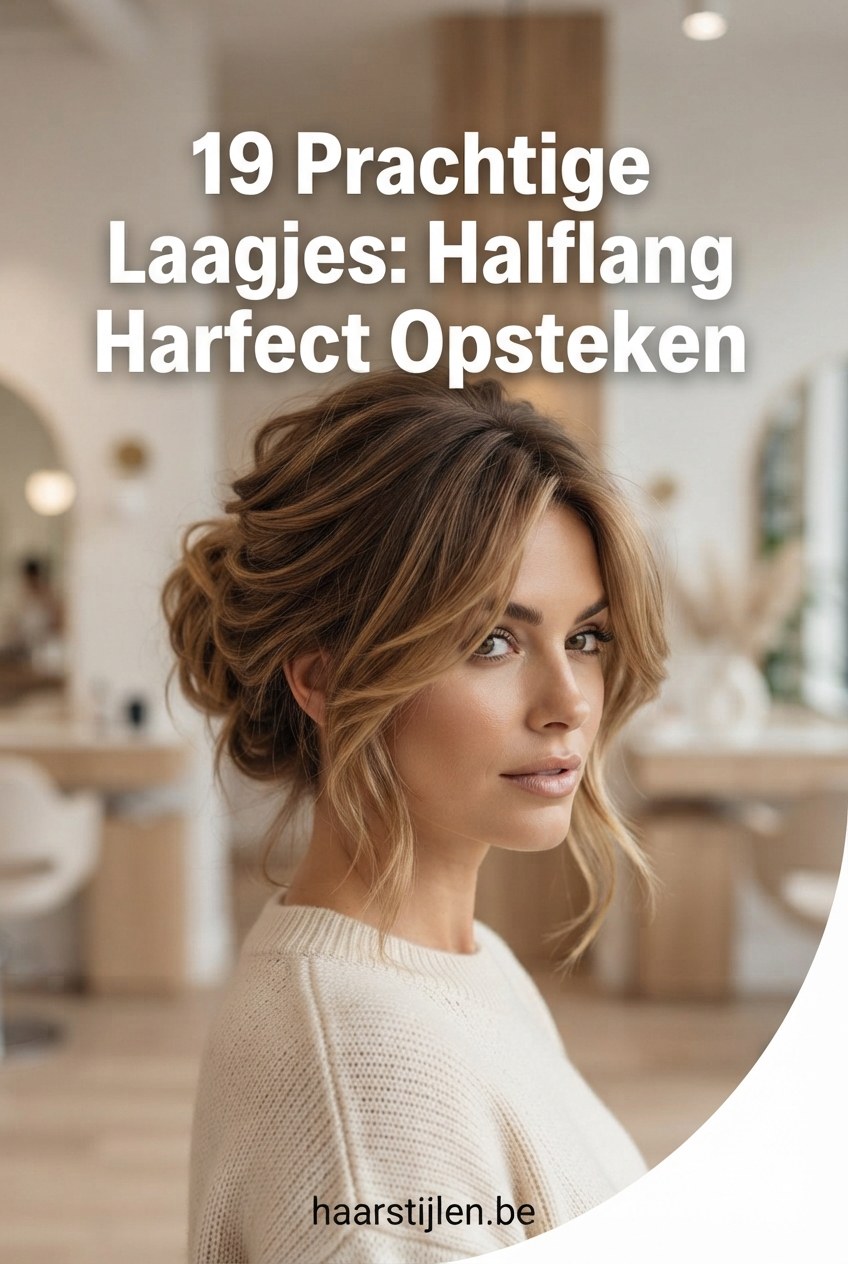 19 Prachtige Laagjes: Halflang Haar Perfect Opsteken