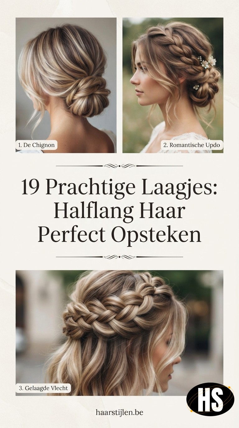 19 Prachtige Laagjes: Halflang Haar Perfect Opsteken