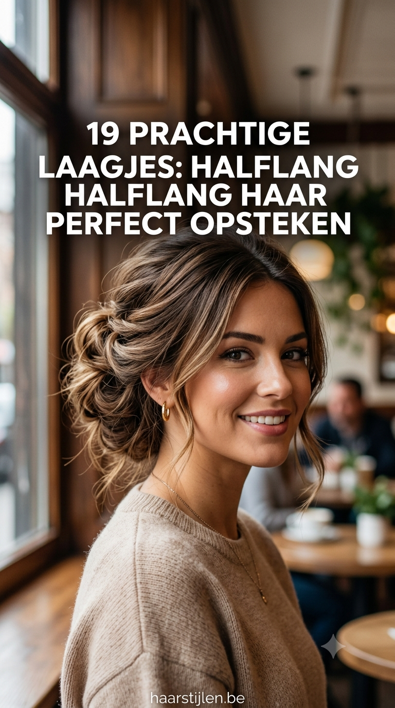 19 Prachtige Laagjes: Halflang Haar Perfect Opsteken