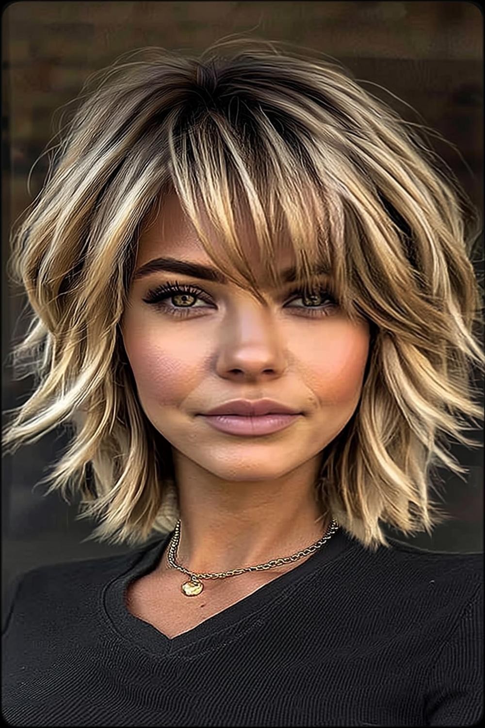 Blonde Bob met Highlights