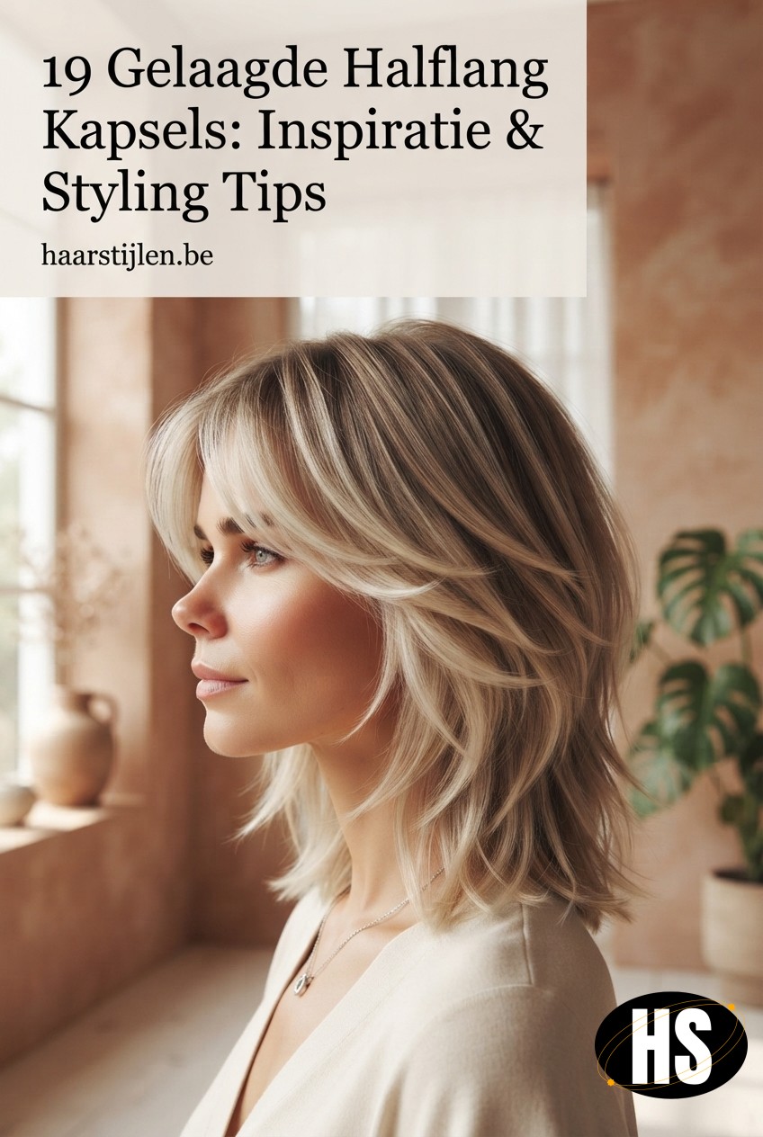 19 Gelaagde Halflang Kapsels: Inspiratie & Styling Tips
