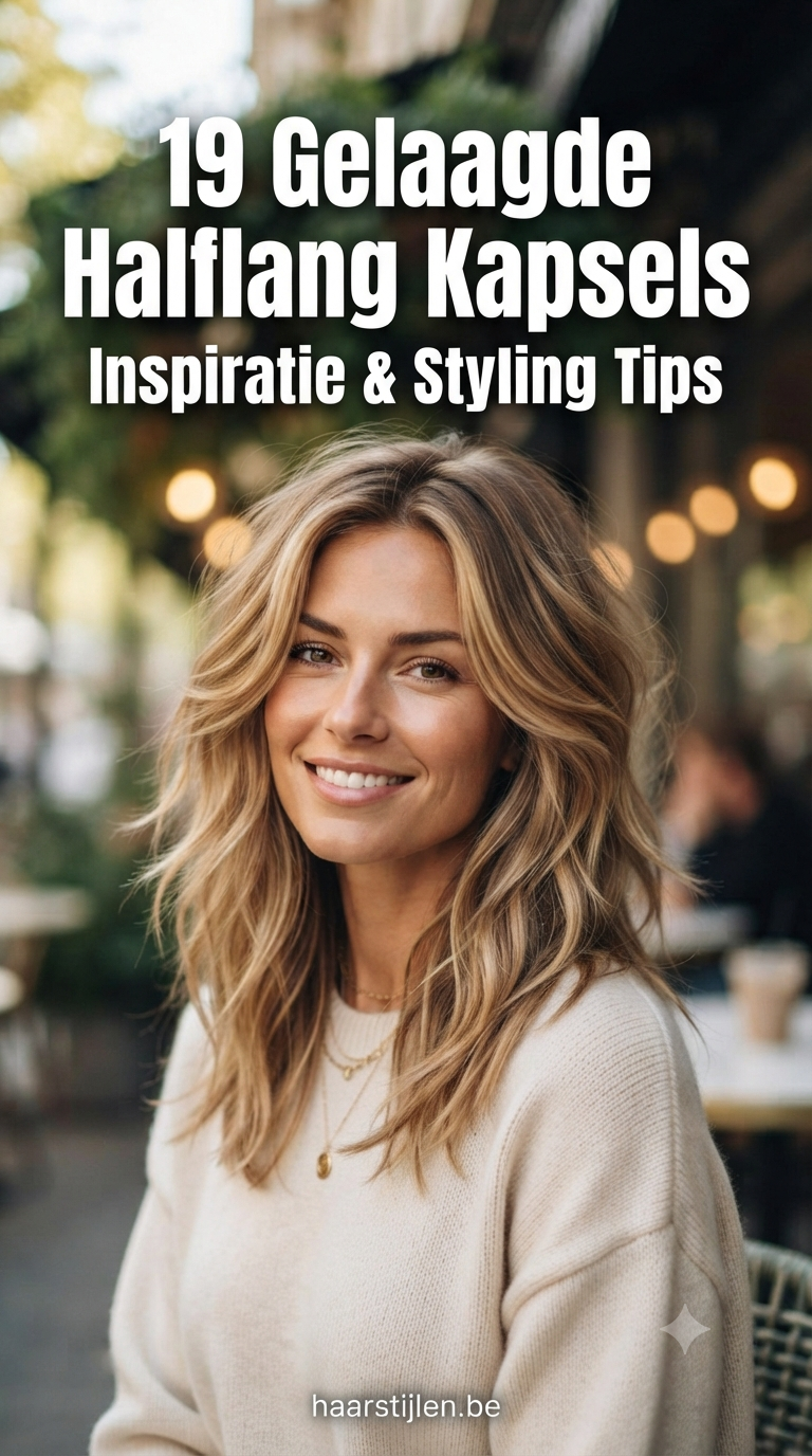 19 Gelaagde Halflang Kapsels: Inspiratie & Styling Tips