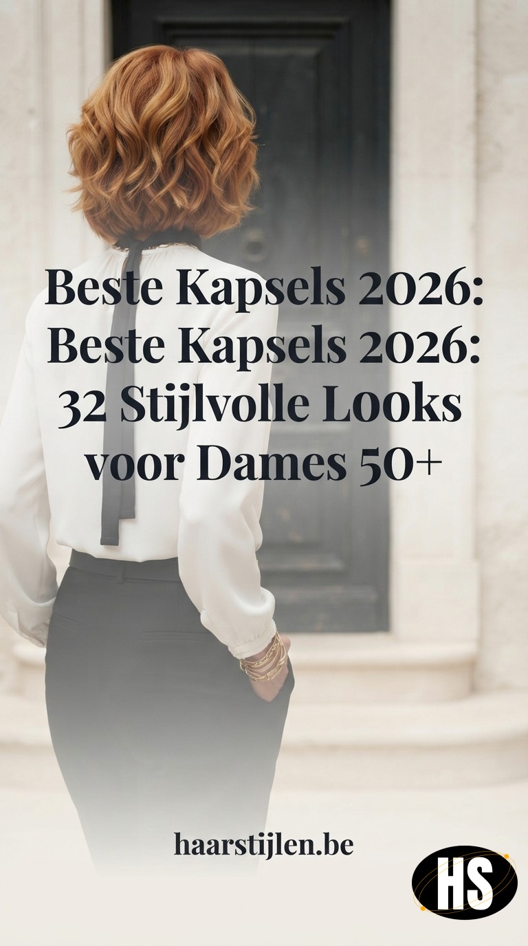 Beste Kapsels 2026: 32 Stijlvolle Looks voor Dames 50+