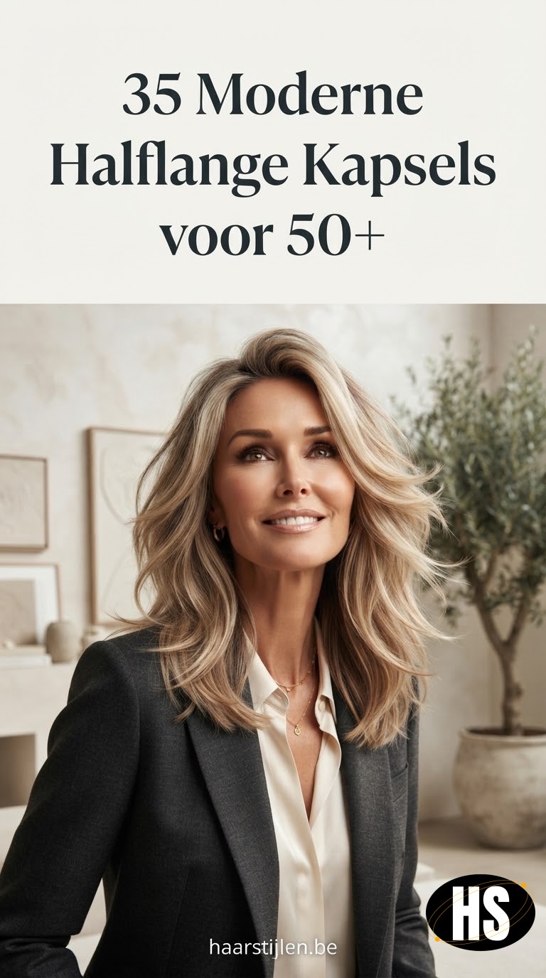 35 Moderne Halflange Kapsels voor 50+