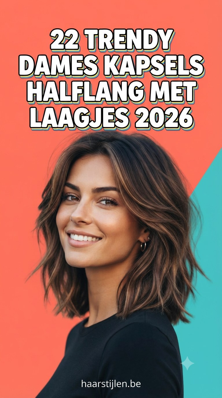 22 Trendy Dames Kapsels Halflang met Laagjes 2026