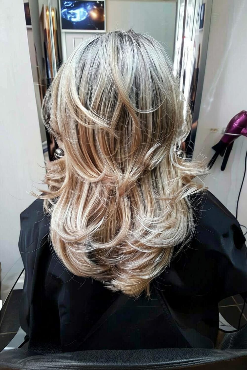 Volumineuze Blonde Krullen