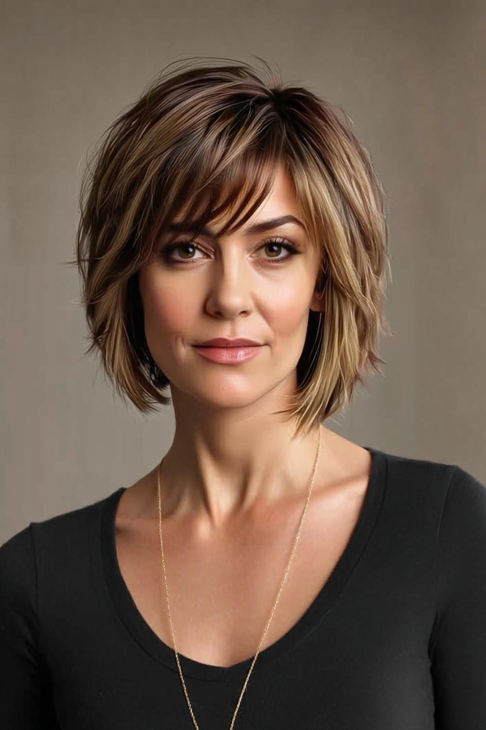 Gelaagde Coupe met Highlights