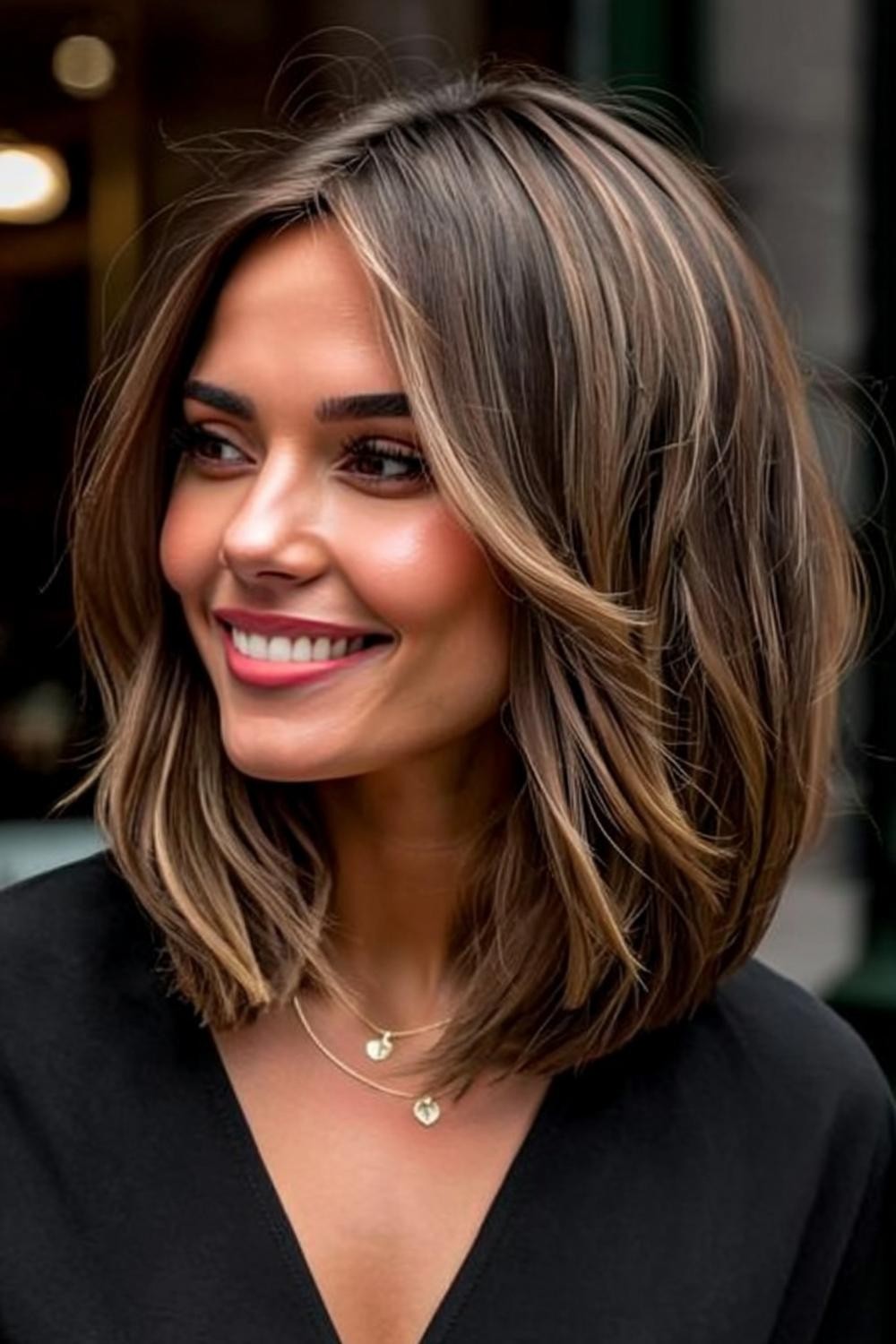 Stralende Lob met Balayage