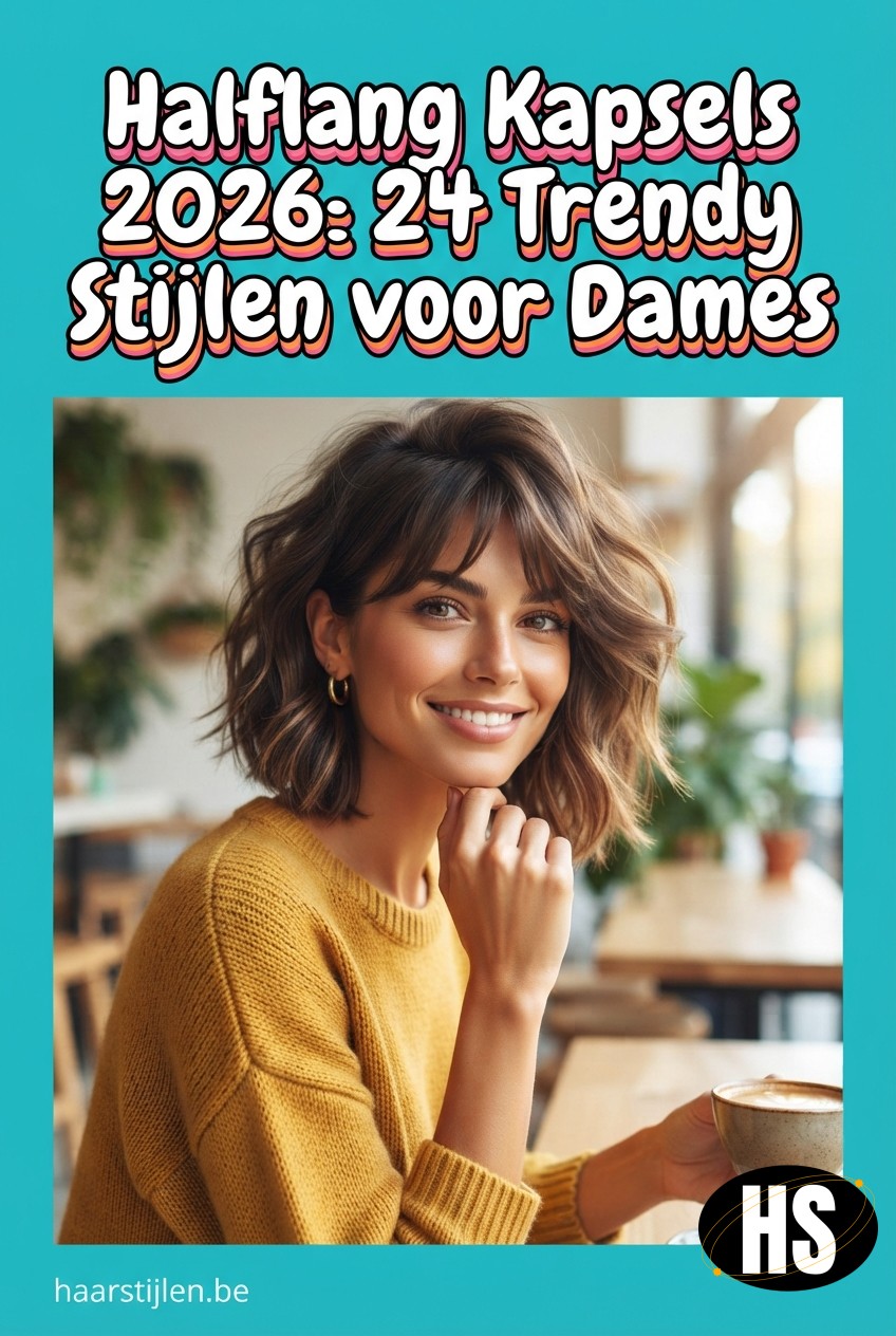 Halflang Kapsels 2026: 24 Trendy Stijlen voor Dames
