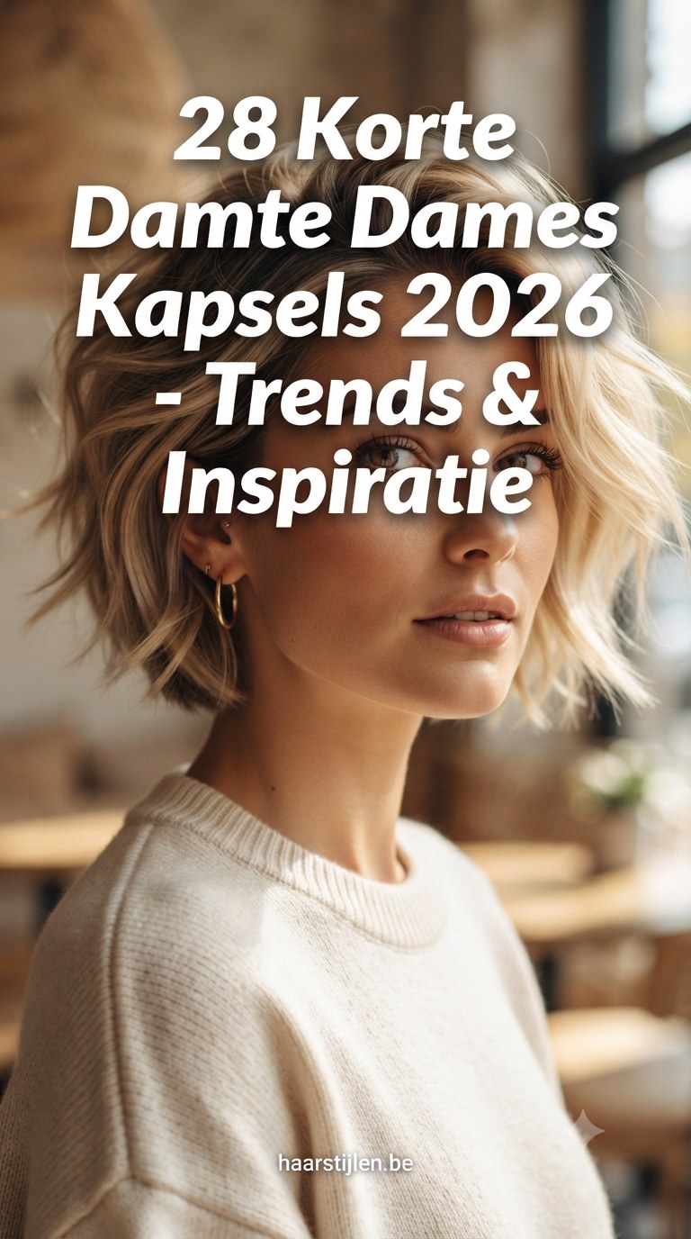 28 Korte Dames Kapsels 2026 - Trends & Inspiratie
