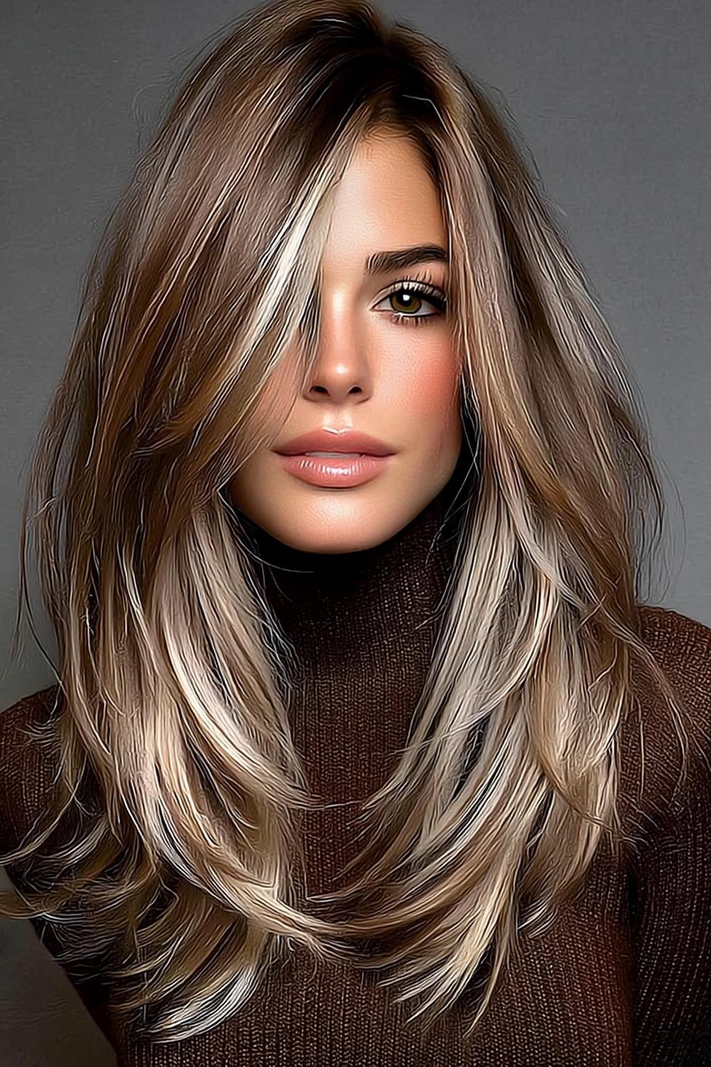 Gelaagde Balayage Perfectie