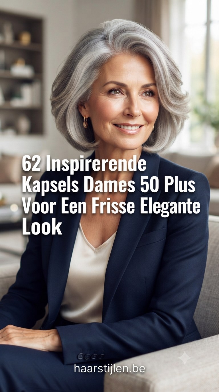 62 Inspirerende Kapsels Dames 50 Plus Voor Een Frisse Elegante Look