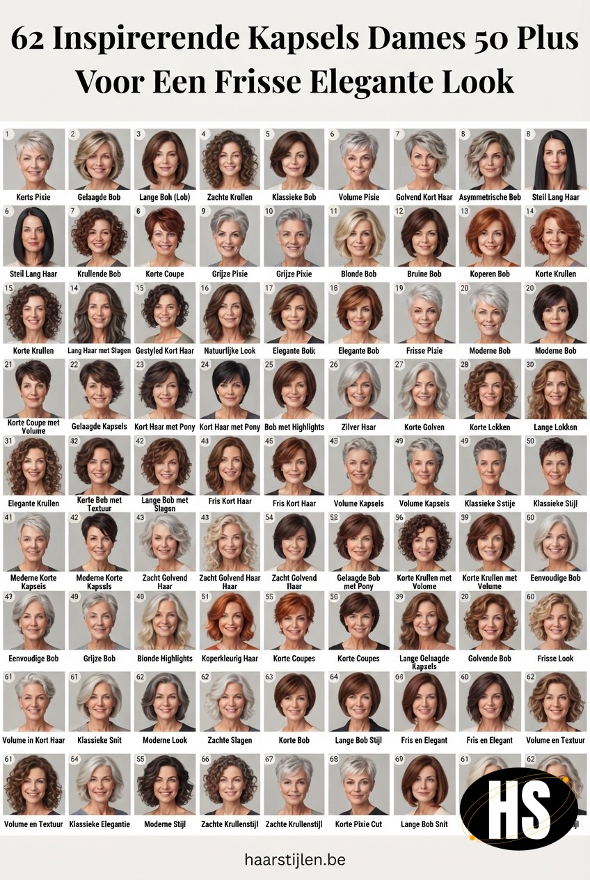 62 Inspirerende Kapsels Dames 50 Plus Voor Een Frisse Elegante Look