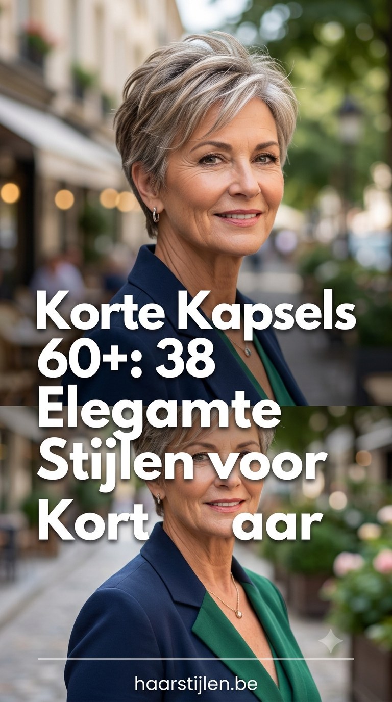Korte Kapsels 60+: 38 Elegante Stijlen voor Kort Haar