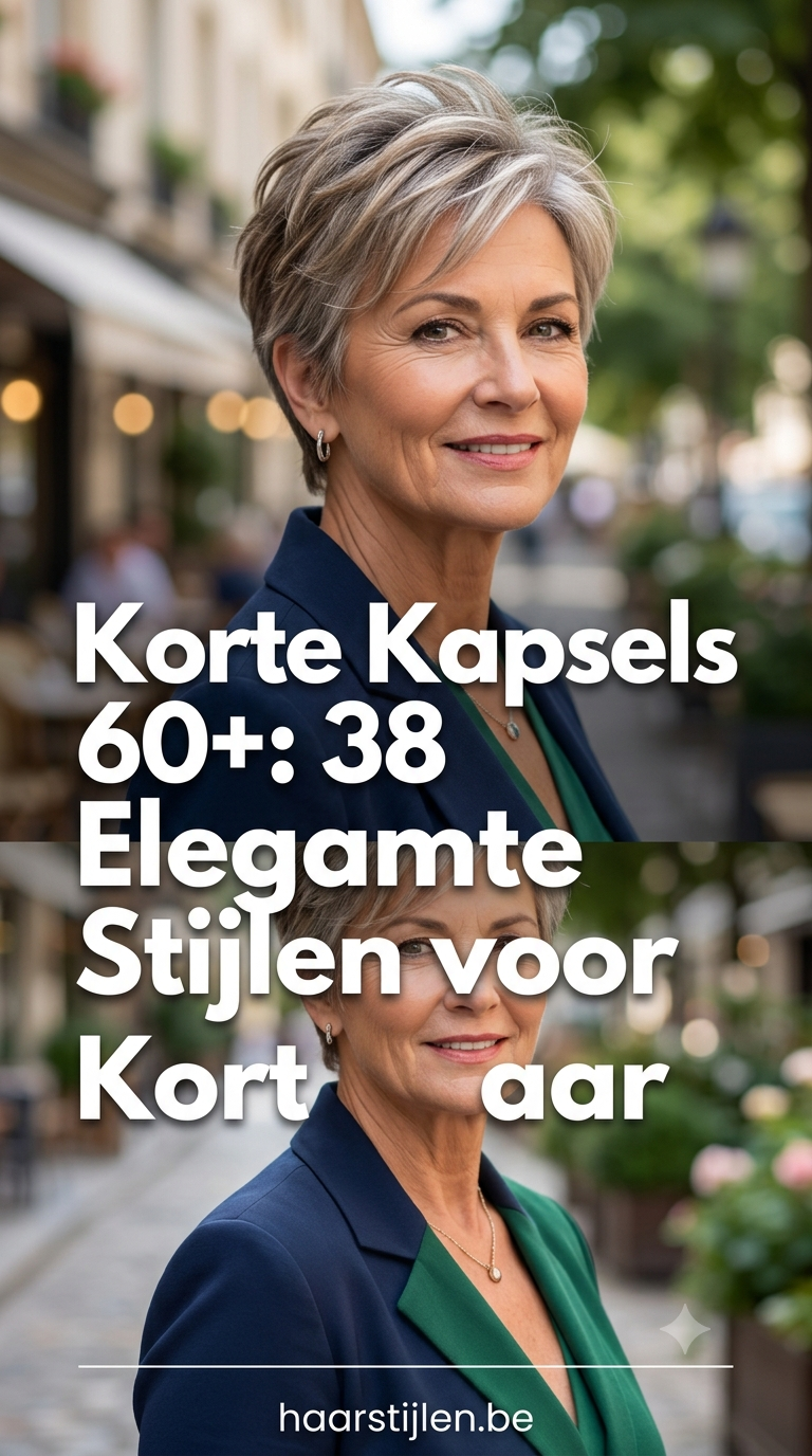 Korte Kapsels 60+: 38 Elegante Stijlen voor Kort Haar