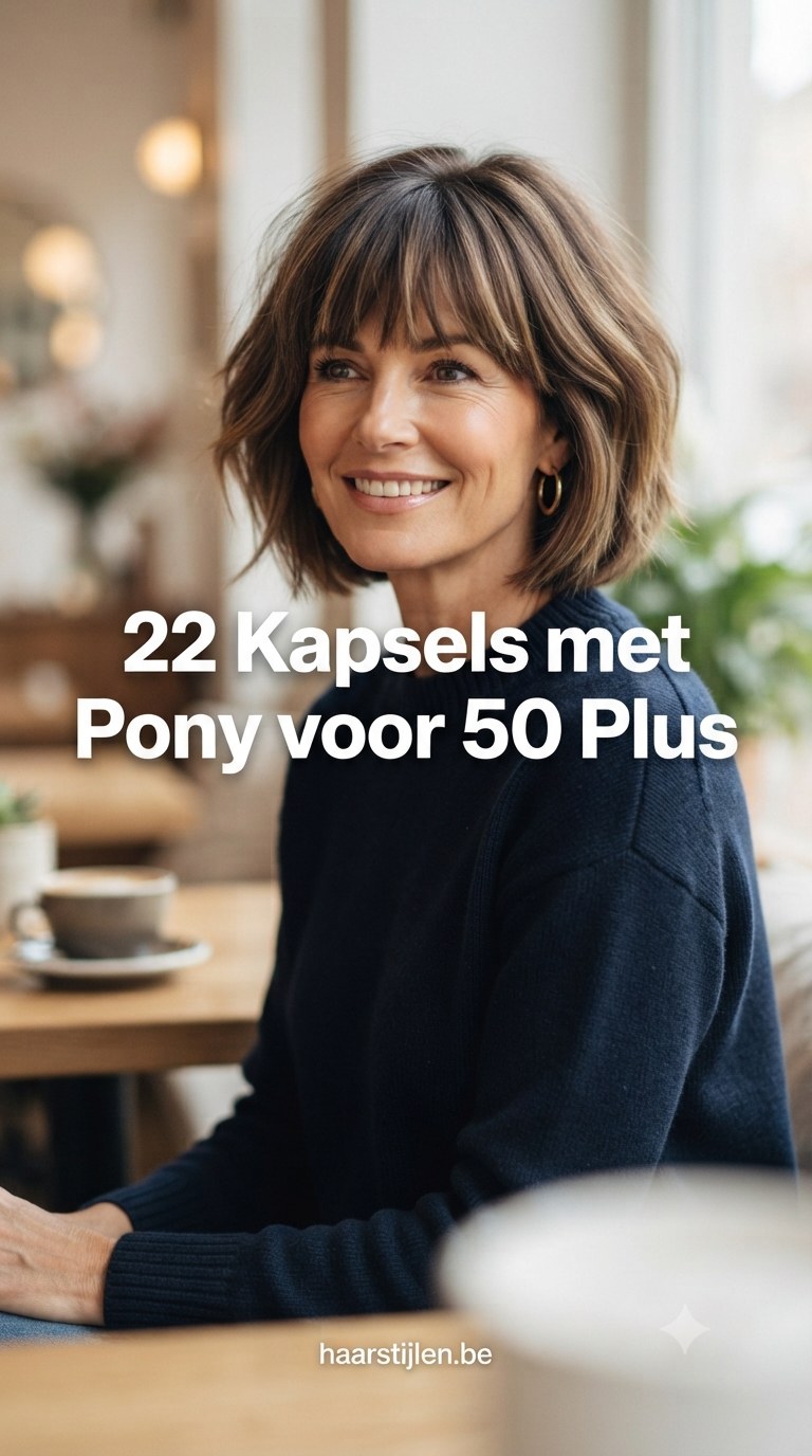 22 Kapsels met Pony voor 50 Plus