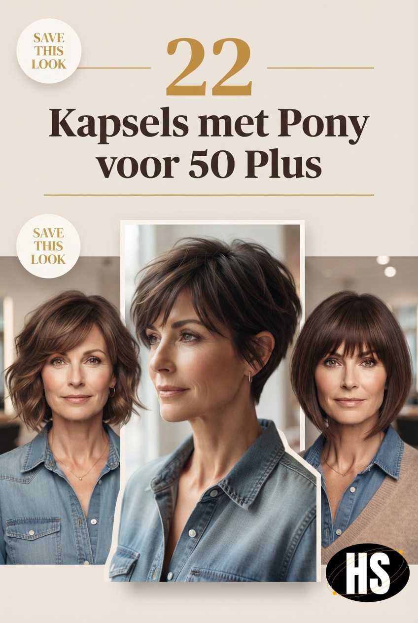 22 Kapsels met Pony voor 50 Plus