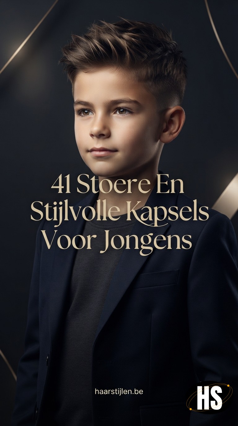 41 Stoere En Stijlvolle Kapsels Voor Jongens