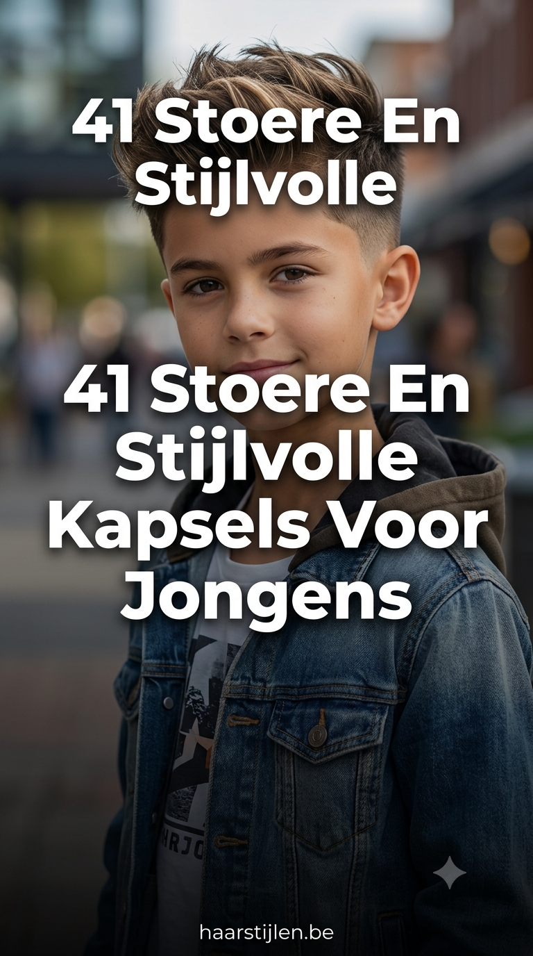 41 Stoere En Stijlvolle Kapsels Voor Jongens