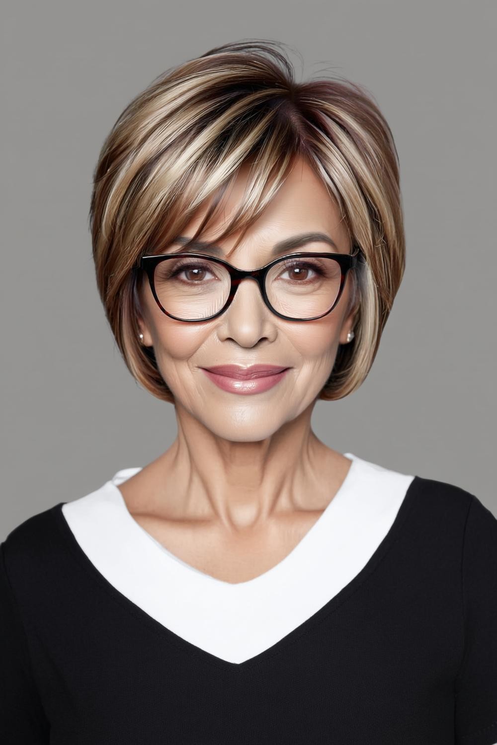 Elegante Bob met Bril